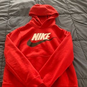 Red Nike sweater, Size Large